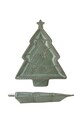 Lifestyle Bloomingville półmisek świąteczny Alder 24 x 2,5 x 19 cm 82061867 zielony