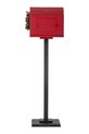 Lifestyle Bloomingville skrzynka pocztowa Carlo Deco 26 x 82 x 18 cm 82061756 czerwony