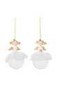 Bloomingville bombka choinkowa 6 x 11,5 cm 2-pack biały 82061889
