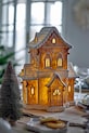 Светодиодная праздничная декорация Bloomingville 21 x 37 x 27 cm 82072154 бежевый