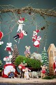 Bloomingville zawieszka dekoracyjna Peo Ornament 11 x 23 x 10 cm 2-pack czerwony 82061883