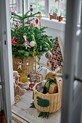 Bloomingville zawieszka dekoracyjna Peo Ornament 11 x 23 x 10 cm 2-pack 82061883 czerwony