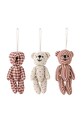 Bloomingville dekoracje świąteczne 5 x 11,5 x 4,5 cm 3-pack multicolor 82072372