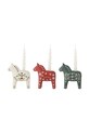 Lifestyle Bloomingville świecznik dekoracyjny 9,5 x 10 x 4,5 cm 3-pack 82072382 multicolor