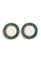 Σετ πιάτων γλυκού &k amsterdam festivo M/22,5 cm 2-pack πράσινο 2192.04
