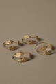 ferm LIVING obrączki na serwetki 4-pack 1104271779 żółty