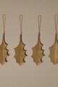 Lifestyle ferm LIVING ozdoba choinkowa 4-pack 1104271777 żółty