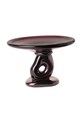 ferm LIVING patera dekoracyjna Damo Glass Centrepiece 21 cm bordowy 1104272104