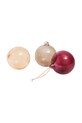 ferm LIVING bombka choinkowa L 3-pack różowy 1104271812