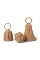 ferm LIVING ozdoba choinkowa 3-pack beżowy 1104270139