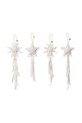 ferm LIVING ozdoba choinkowa 4-pack beżowy 1104267536
