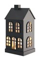 Sompex decorațiune de crăciun cu led-uri Glamour House 23 cm negru 72466