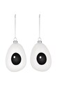 Набір ялинкових куль Alessi Holly 8,5 x 12 x 9,5 cm 2-pack