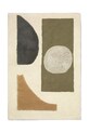 Шерстяной ковёр ferm LIVING Bloco мультиколор 1104269846