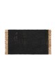Koberec ferm LIVING Block Mat čierna 1104264784