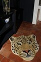 Вовняний килим Doing Goods Himani Leopard Head жовтий 1.45.10.070.700.5