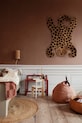 Living și dormitor ferm LIVING covor de lână Safari Tufted Rug 9073 roz