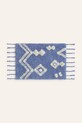Хлопковый коврик Calma House Alfombra 50 x 35 cm голубой FAUVE.A35.AZU