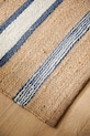 Salotto e camera Calma House tappeto in cotone Alfombra 60 x 190 cm BRUN.190.AZU multicolore