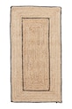 Bizzotto dywanik podłogowy jutowy 60 x 90 cm beżowy 608299