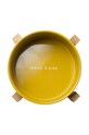 Miska pre psa so stojanom Field + Wander Ceramic Dog Bowl FAW026UK žltá AA00