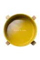 Миска для собаки с подставкой Field + Wander Ceramic Dog Bowl жёлтый