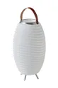 biela Kooduu LED lampa s reproduktorom a úložným priestorom Unisex