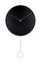 Karlsson zegar ścienny czarny KA5766BK