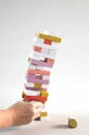 multicolore Designworks Ink gioco Tumbling Tower