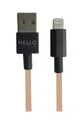 beżowy Design Letters kabel do ładowania USB-C Lightning 1 m Unisex