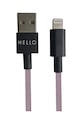 Design Letters kabel do ładowania USB-C Lightning 1 m fioletowy 60201024LAVENDER