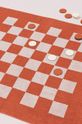 SunnyLife prosop de plajă cu piese de joc Luxe Games S21GAMTC portocaliu AA00