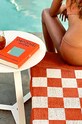 SunnyLife πετσέτα θαλάσσης με πιόνια παιχνιδιού Luxe Games S21GAMTC πορτοκαλί