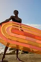 SunnyLife στρώμα αέρα για κολύμπι Luxe Rainbow πορτοκαλί