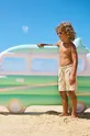 SunnyLife madrac na napuhavanje za plivanje Luxe Campervan tirkizna