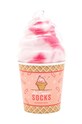 Oblečenie Luckies of London Bavlnené ponožky Raspberry Ripple Ice Cream LK.LUKSOCRR viacfarebná