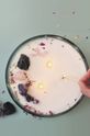 Graine Creative zestaw DIY świeca zapachowa Lithotherapy Candle XXL  Szkło, wosk
