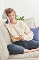 Mini vankúšik Ostrichpillow Handy modrá OPMX01U