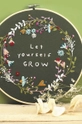 Graine Creative zestaw do haftowania vegetal embroidery diy kit Drewno, Materiał tekstylny