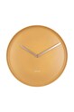 Karlsson ceas de perete Plate galben KA5786YE