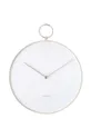 білий Настінний годинник Karlsson Hook Unisex