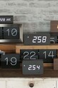 Living și dormitor Karlsson ceas cu alarmă LED Block KA5652BK negru