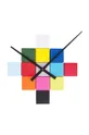 Ρολόι τοίχου Karlsson Cubic πολύχρωμο