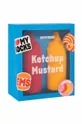 барвистий Шкарпетки Eat My Socks Ketchup & Mustard 2-pack Unisex