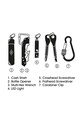 Gentlemen's Hardware multitool Everyday Key Chain Kit multicolor GEN369UK