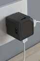 Življenjski slog Polnilec z usb vhodom PowerCube USBcube Original USB A+C 10466BK/EUACMC črna