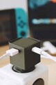 Polnilec z usb vhodom PowerCube USBcube Original USB A+C črna 10466BK/EUACMC