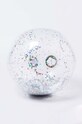 Lopta za plažu SunnyLife Glitter transparentna S3PBSNGL