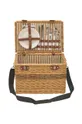 Balvi piknik készlet Willow Basket for 2  textil, Fonott, Műanyag