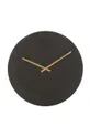 czarny J-Line zegar ścienny Unisex